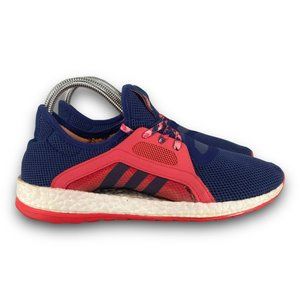 adidas PureBoost X ATR Running Shoes AQ6680 Low Top Blue Pink Youth 6 Women 7